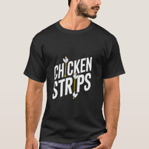 Camiseta Tiras de Frango Galo Dançante Engraçado