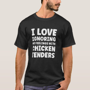 Camiseta Tiras de Frango para Mulheres ou Homens Frango Eng