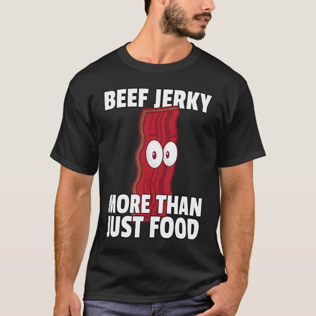 Camiseta Tiras Keto Saudáveis de Carne Seca (Frente)