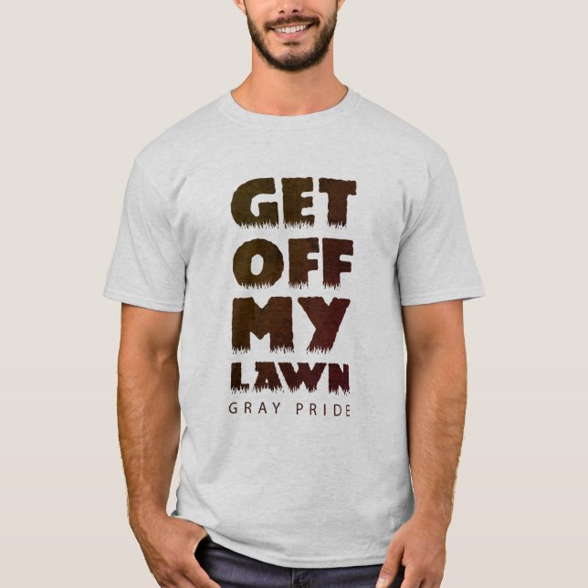 CAMISETA TIRE-SE DA MINHA CINZA DE CAMADA. (Frente)