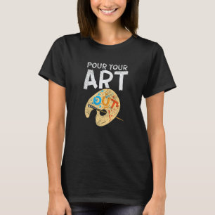 Camiseta Tire Sua Arte Eu Colorido Roda I Artesanato Pinta