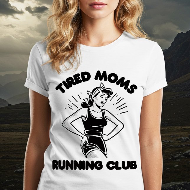 Camiseta Tired Mães Running Club (Criador carregado)