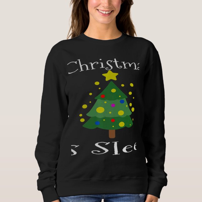 Camiseta Tired Mom All I Want For Christmas Is Sleep Holida (Frente)