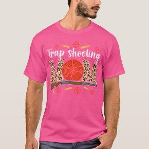 Camiseta Tiro ao Alvo Mamãe Leopardo Tiro ao Alvo Mamãe