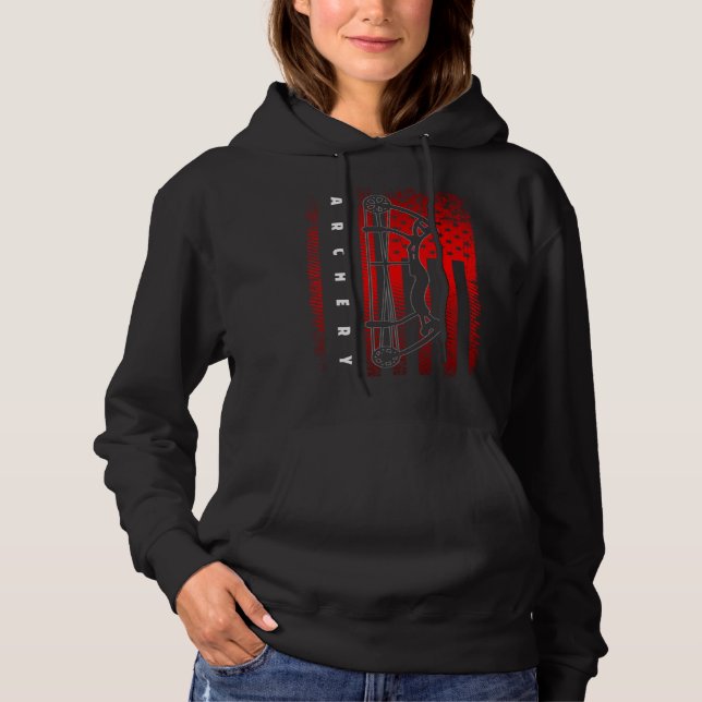 Camiseta Tiro com Arco da Bandeira Americana (Frente)