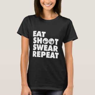 Camiseta Tiro de Comida Repete Arqueiro De Arco De Carro Fu