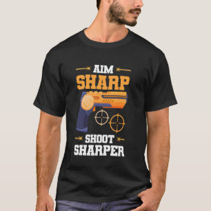 Camiseta Tiro de Laser Tag Design Mais Nítido Para Jogador