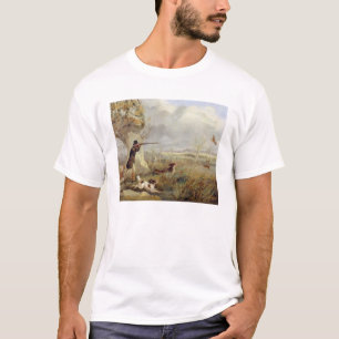 Camiseta Tiro do pato (óleo em canvas)
