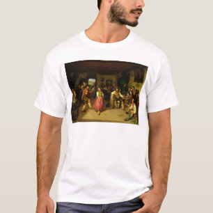 Camiseta Tiro e dança do alvo em Oberbayern, 1841