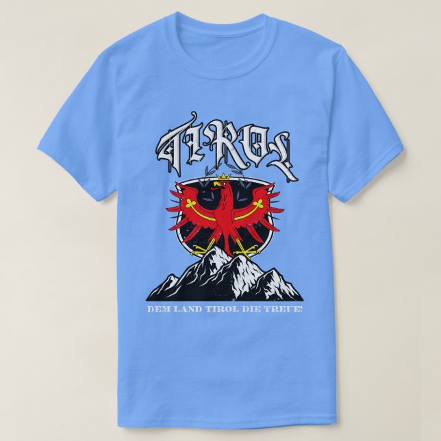 Camiseta Tirol Tiroler Adler stereich (Frente do Design)