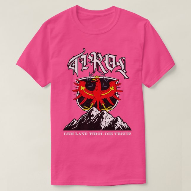 Camiseta Tirol Tiroler Adler stereich (Frente do Design)