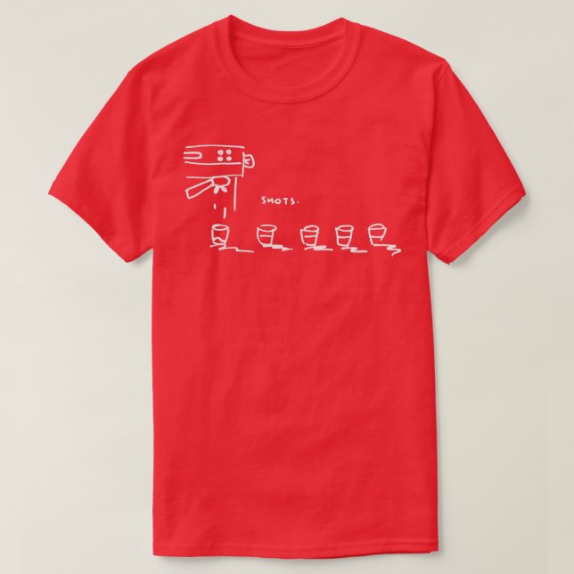 Camiseta Tiros (Frente do Design)