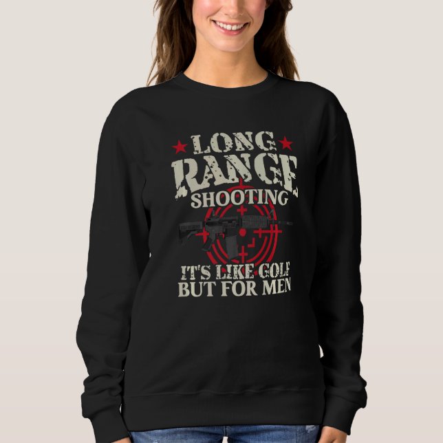 Camiseta Tiros de longo alcance É como Golfe Mas para Homen (Frente)