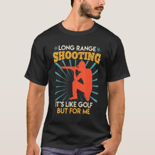 Camiseta Tiros De Longo Alcance São Como O Golf Sports Shoo