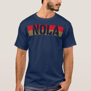 Camiseta Tirt vermelho e castanho