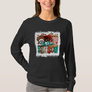 Camiseta Tis The Season Baseball Game Day Sports Fan Baseba