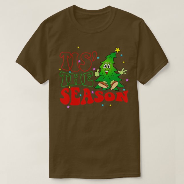 Camiseta Tis the season Christmas Happy New Year 2023 Men W (Frente do Design)