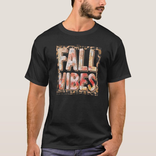 Camiseta Tis The Season Pumpkin Spice  Fall Vibes Autumn Re (Frente)