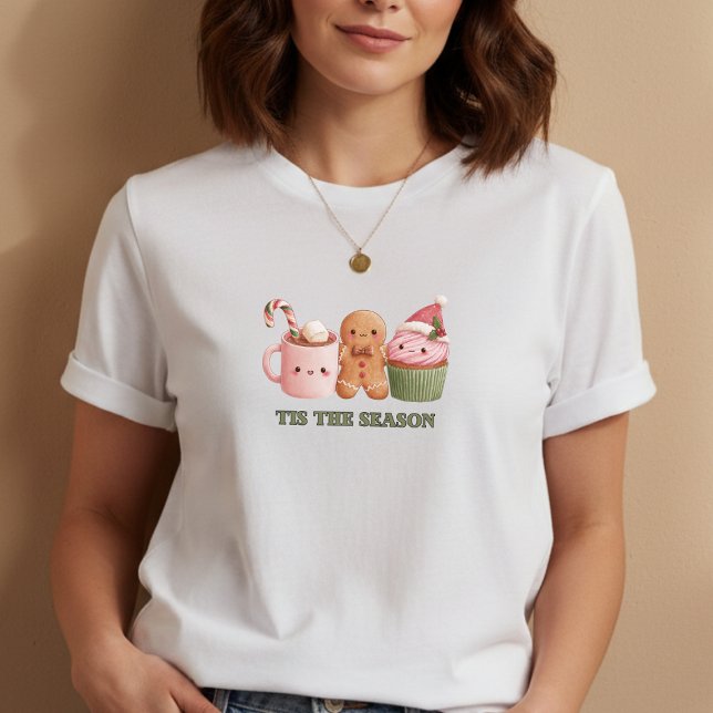 Camiseta Tis the Season Shirt • Cute Holiday Mug Design (Tis the Season Shirt)