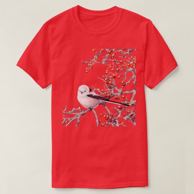 Camiseta Tit 2 de cauda longa (Frente do Design)