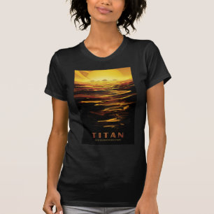 Camiseta Titã maior lua do planeta Saturno