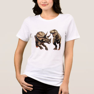 Camiseta 🦖 Titan T-Rex Showdown - Ultimate Dinossaur T-Shi