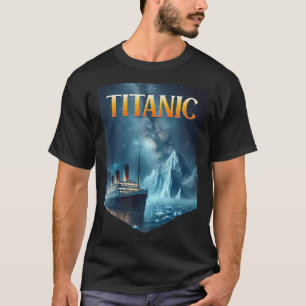 Camiseta Titanic Cruise Ship Iceberg 1912 Rms Voyage Men Wo