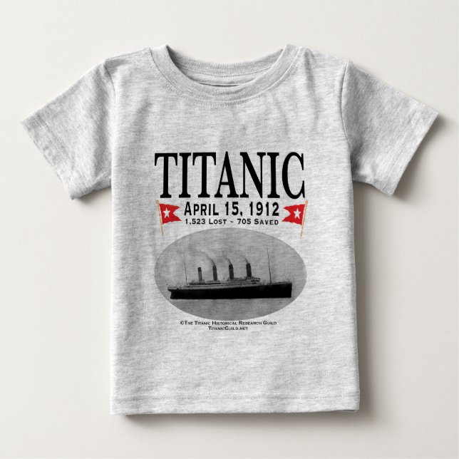 Camiseta Titanic Ghost Ship Baby T Shirt (Frente)
