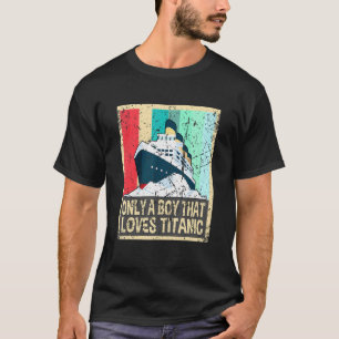Camiseta Titanic Titanic Naufrágio Navio Naufrágio Brinqued