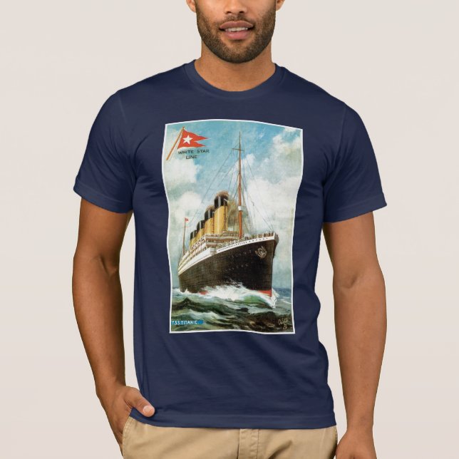 Camiseta Titânico no mar (Frente)