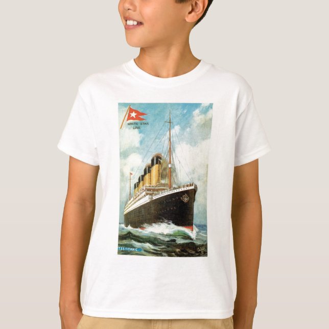Camiseta Titânico no mar caçoa T (Frente)