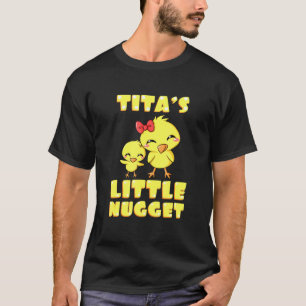 Camiseta Titas Little Nugget Galinha Tia Nuggies Aunti