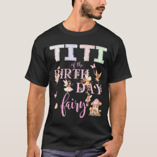 Camiseta Titi da Fada de Aniversário Menina de Aniversário