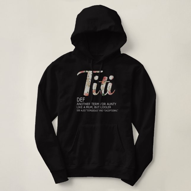Camiseta Titi Def Outro Termo Para Uma Tia Como Uma Mãe, Ma (Frente do Design)