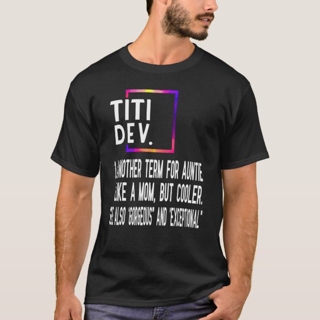 Camiseta Titi Definição Minha Tia Favorita 7 (Frente)