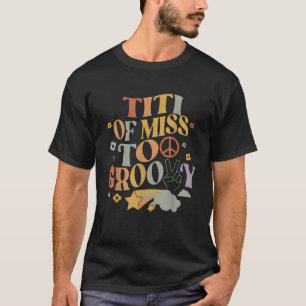 Camiseta Titi Segundo Aniversário Matchi Da Família Groovy