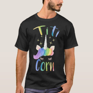 Camiseta Titicorn Puerto Rican Aunt Funny Unicorn Titi