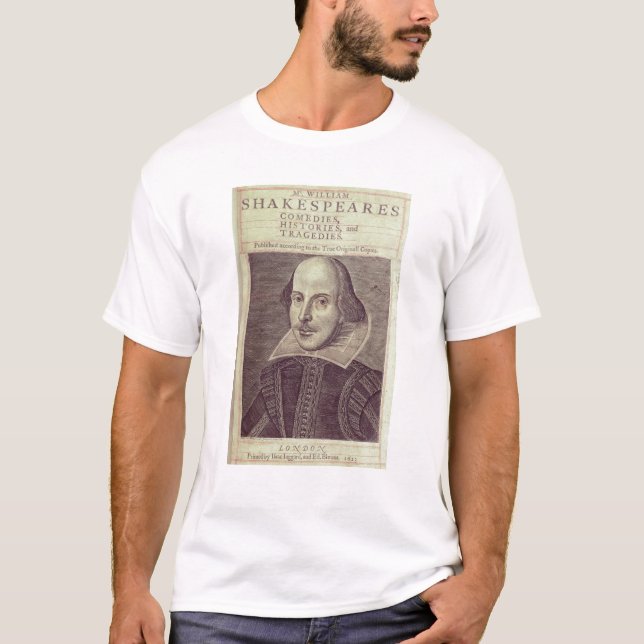 Camiseta Titlepage 'do Sr. William Shakespeares (Frente)