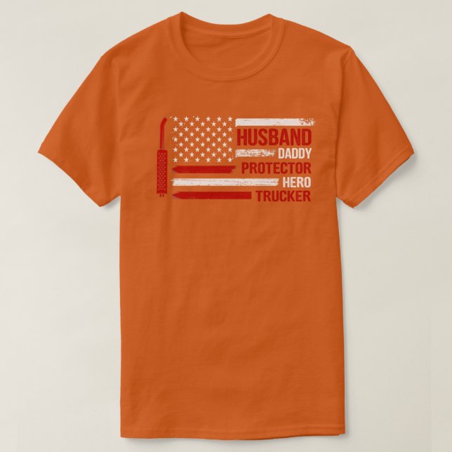 Camiseta Titular do Pai de marido 4 de julho (Frente do Design)