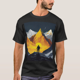 Camiseta Título: "Conquistar os Himalaias: Aventura Esperar