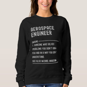 Camiseta Título da Definição de Engenheiro Aeroespacial