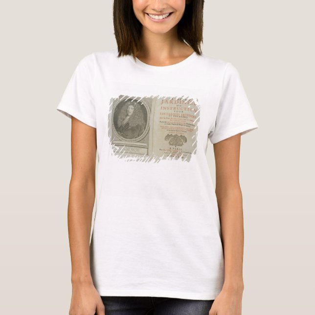 Camiseta Título da página e retrato da frente do autor (Frente)