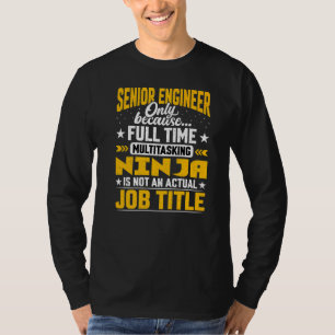 Camiseta Título da Tarefa de Engenheiro Técnico do mais vel