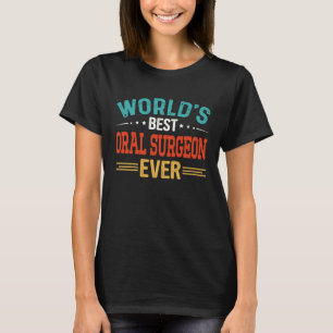 Camiseta Título de emprego de Cirurgião Oral do Mundo  Ciru