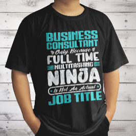 Camiseta Título de Emprego de Consultor de Negócios Diverti