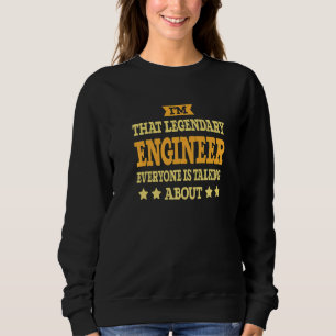 Camiseta Título de Emprego de Engenheiro Profissão de Traba