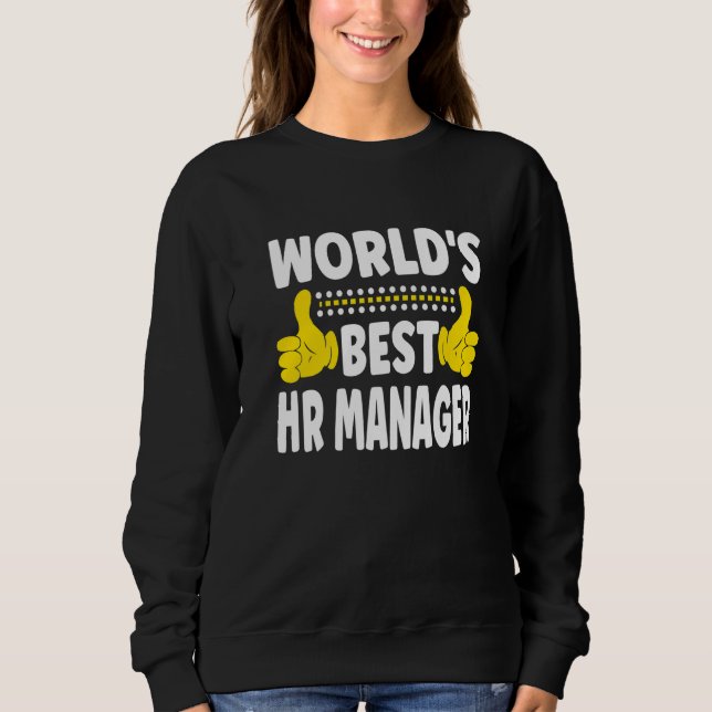 Camiseta Título de emprego de Gerente de RH Profissão de RH (Frente)