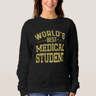 Camiseta Título de Emprego de Melhor Estudante de Medicina