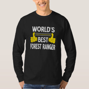 Camiseta Título de Emprego Melhor Guarda Florestal do Mundo