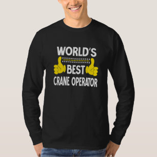 Camiseta Título de Emprego Operador de Guindaste Mais Quali